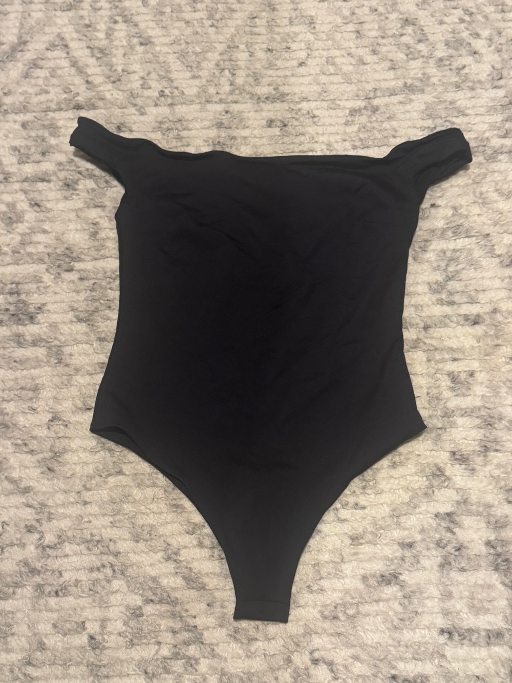 Na-kd Black Off Shoulder Bodysuit Small
